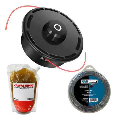 Combo Cabezal Kit Para Makita Dur192lsf + Hilo Negro