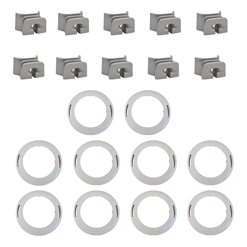 Tapa Para Cabezal Autocut 26-2 10piezas+(ojillos 10piezas) Blanco