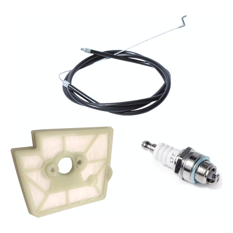 Cable Acelerador+filtro De Aire+bujia Para Sthil Fs220 Fs280