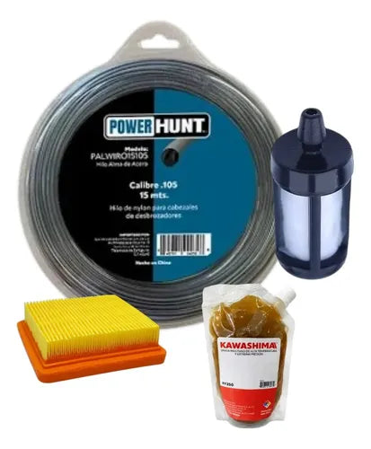 Kit Filtro Aire Hilo Grasa Para Stihl Bt131 Andavis