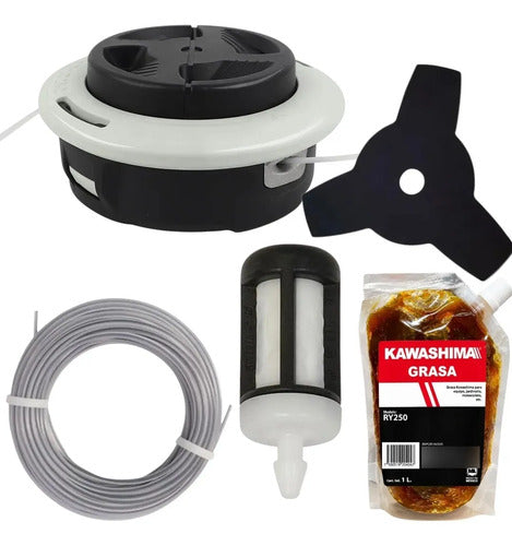 Combo Cabezal C26-2 Para Stihl Fs76 Fs80 + Grasa Blanco