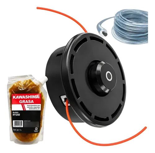 Porta Hilo Cabezal Kit Para Husqvarna 128r Andavis Negro