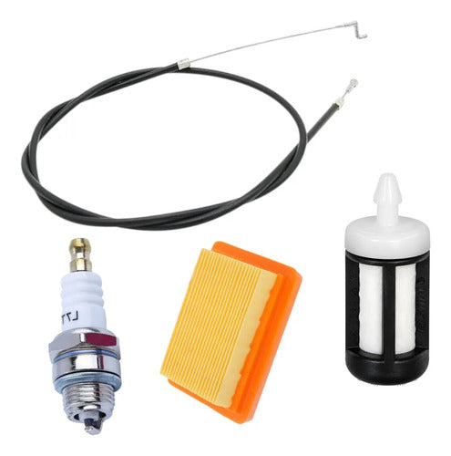 Cable Acelerador Desbrozadora Para Stihl Fs250r Kit