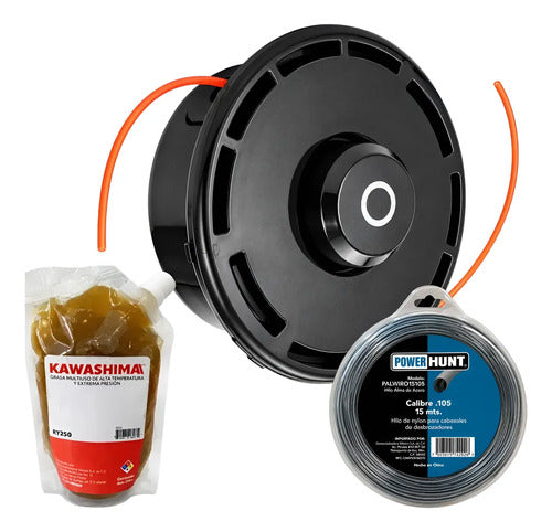 Combo Cabezal Kit Para Echo Srm-225 Srm-4605 Andavis Negro