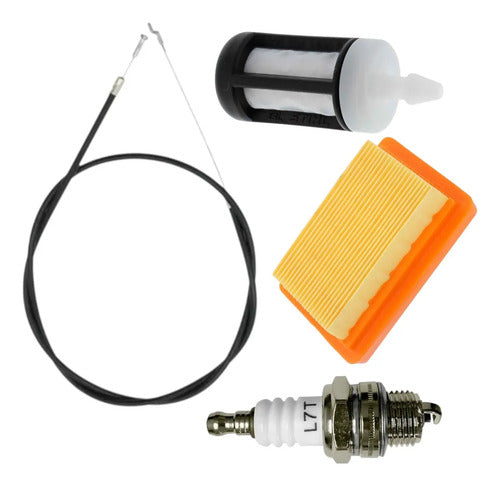 Kit Cable Acelerador Para Stihl Fs250 Fs350 Andavis