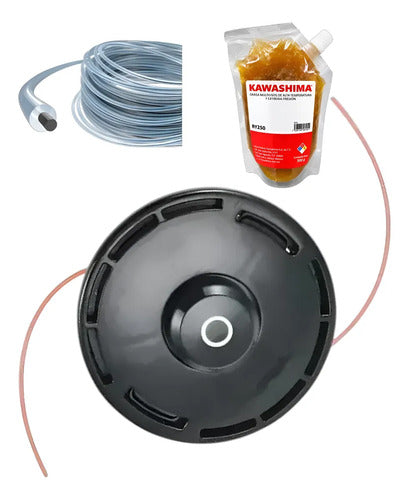 Porta Hilo Cabezal Kit Para Kingsman Kind5200 Andavis Negro