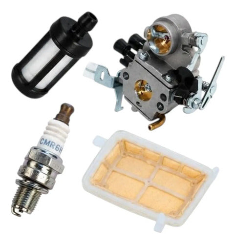 Kit Carburador Para Stihl Ms181c + Filtro Aire