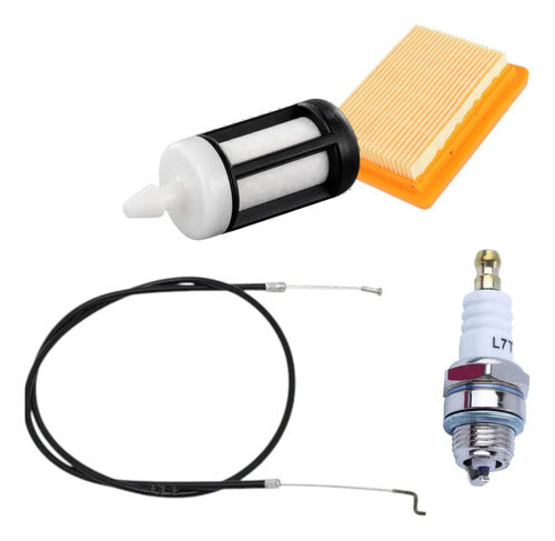 Kit Cable Gas Para Stihl Fs250 + Filtro Gas Andavis