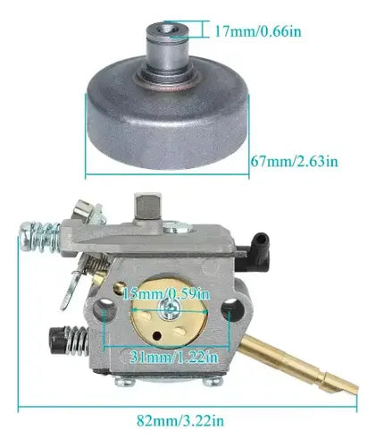 Cilindro Y Piston Completo Para Stihl Fs160 Combo Pro