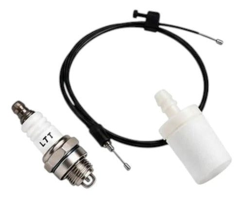 Kit Cable Gas Para Husqvarna 143r 236r Andavis