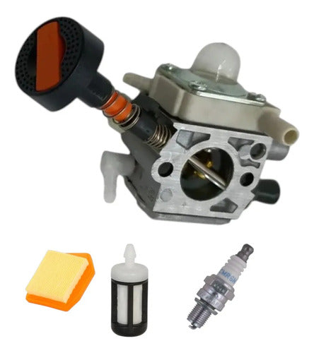 Combo Carburador Bujia Filtro Para Stihl Fs351 Andavis