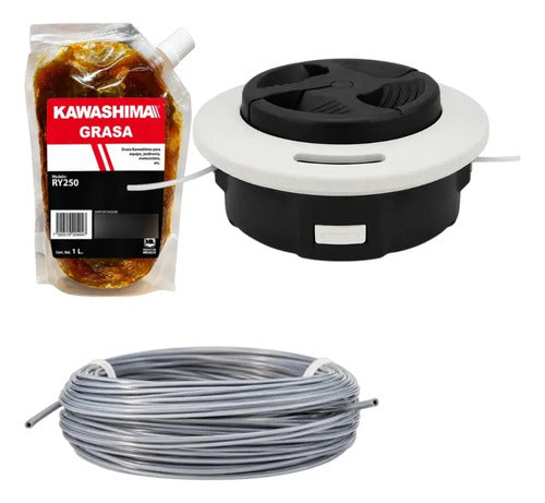 Combo Kit Cabezal Para Stihl Fs80 Fs110 Andavis Blanco
