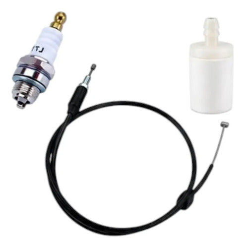 Kit Chicote Gas Para Husqvarna 143r 331r Andavis
