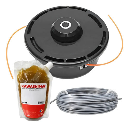Combo Cabezal Para Makita Dur368apt2 Kit + Grasa Negro
