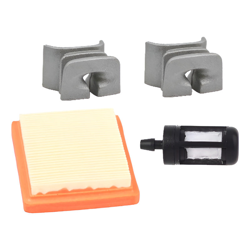 Casquillo Ojillo Para Stihl Fs235 + Filtro Aire Y Gasolina. Gris