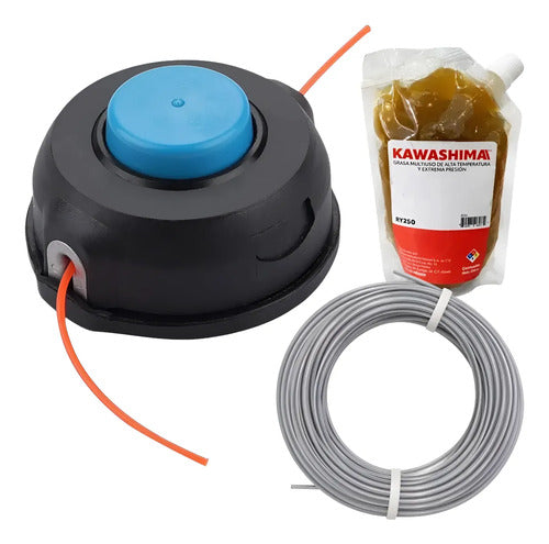 Kit Cabezal T35 Para Husqvarna 327rjx + Hilo Grasa Azul