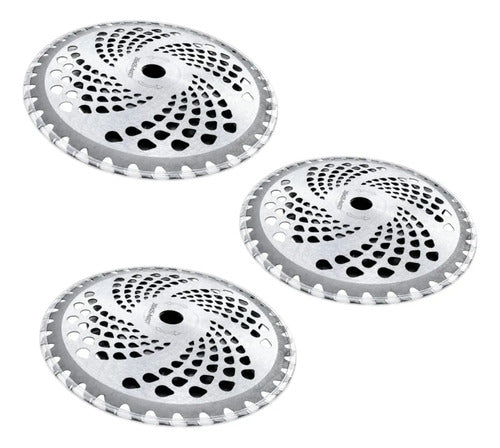 Kit 3pzs Cuchilla 40 Puntas Desbrozadora Andavis