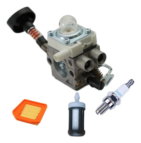 Combo Carburador Filtro Gasolina Para Stihl Fs221