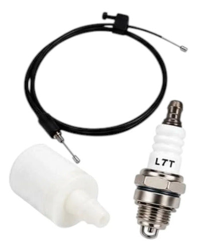 Kit Cable Acelerador + Filtro Para Husqvarna 236r