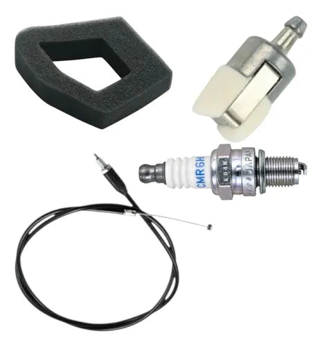 Kit Cable Gas Para Honda Gx35t + Bujia Cmr6h Andavis