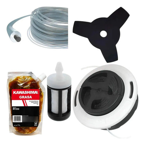 Cabezal C26-2 Kit Para Stihl Fs110 Fs111r + Grasa Blanco