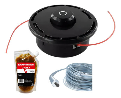 M10 Cabezal Para Husky Rld2600d Kit + Hilo Andavis Negro