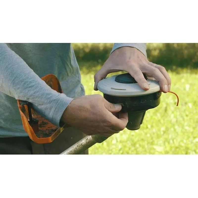 Cabezal Para Stihl C46-2 M12 X1.5 Fs220 Fs180 Fs350 Fs490 Blanco Y Negro