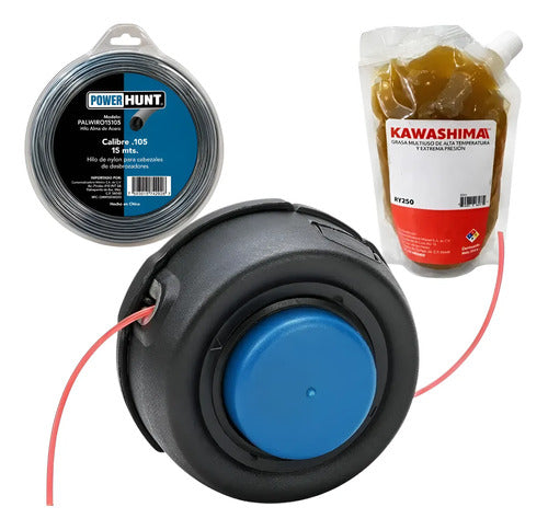 Cabezal T35 Kit M10x1.25 Para Husqvarna 225l Andavis Azul