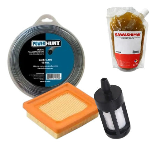 Combo Filtro Aire Gasolina Para Stihl Fr235 Km235 Andavis