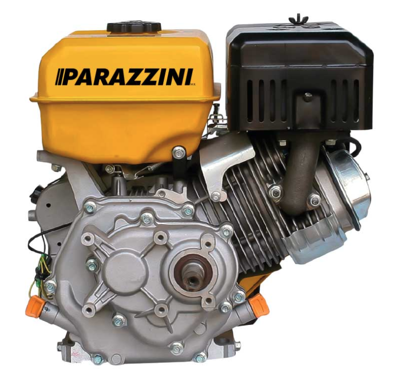Motor A Gasolina Parazzini 7Hp 4 Tiempos Con Reductor De 3800 Rpm A 1800 Rpm