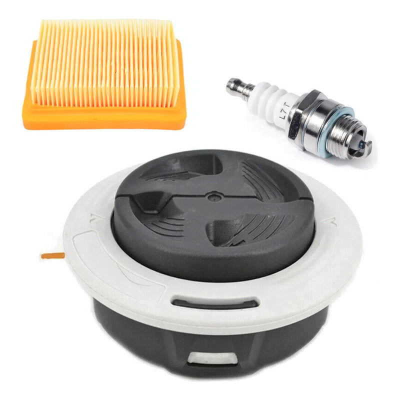 Filtro De Aire+cabezal+bujia Para Desbrozadora Stihl Fs235