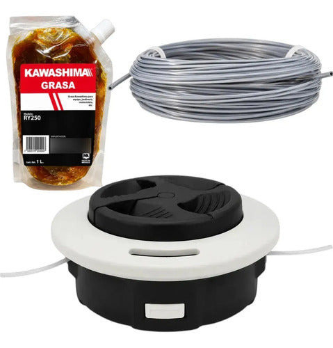 Kit Cabezal Tuerca Izq Para Stihl Fs74 Fs76 Andavis Blanco