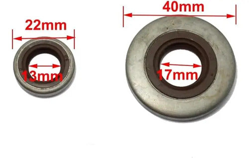 Reten Cigueñal Para Stihl Motosierras Ms380 Ms381 Ms382 2pzs