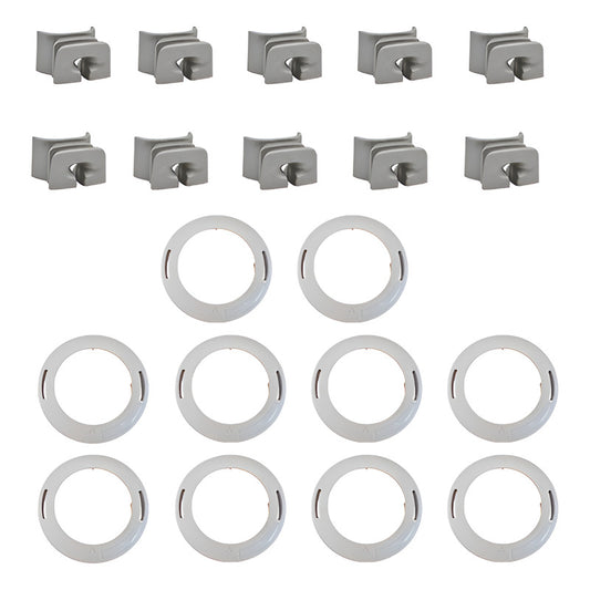 Tapa Para Cabezal Autocut 26-2 10piezas+(ojillos 10piezas)  Blanco