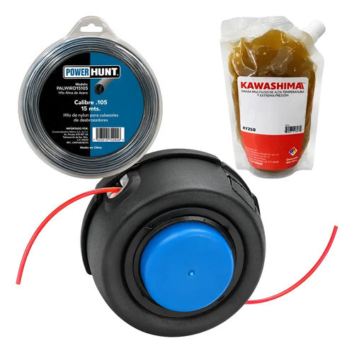 Porta Hilo Cabezal Kit Para Husqvarna 125l + Grasa Azul