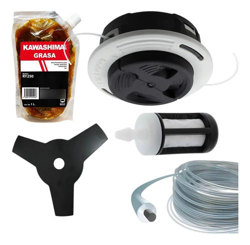 Kit Cabezal C26-2 Para Stihl Fr450 Fr460 Andavis Blanco