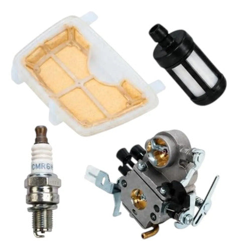 Kit Carburador Para Stihl Ms211 + Bujia Cmr6h Andavis