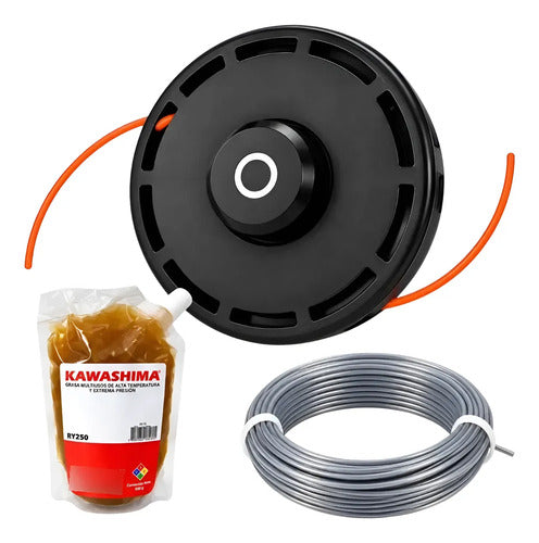 Kit Cabezal M10 Para Husky Hkm5226e + Hilo Andavis Negro