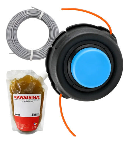 Kit Porta Hilo Cabezal Para Husqvarna 525irxt + Grasa Azul