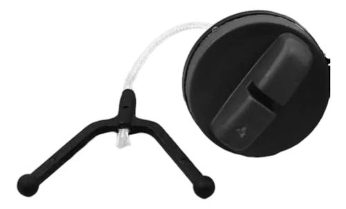 Tapón De Tanque Aceite Compatible Con Husqvarna 266 268 Negro