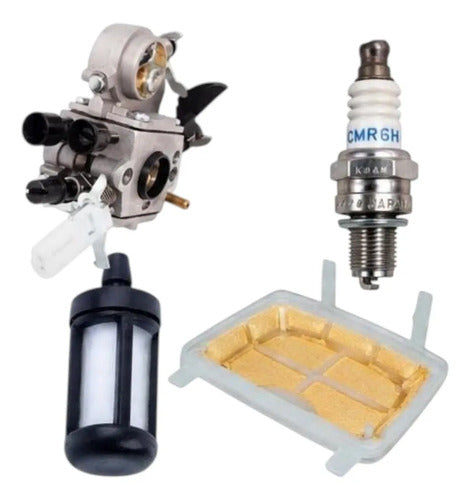 Combo Carburador + Filtro Aire Para Stihl Ms181c