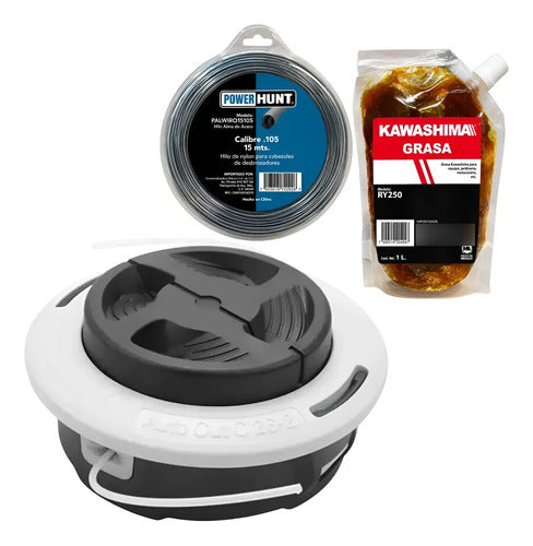 Kit Cabezal C26-2 Para Stihl Fs55 + Hilo Andavis Blanco
