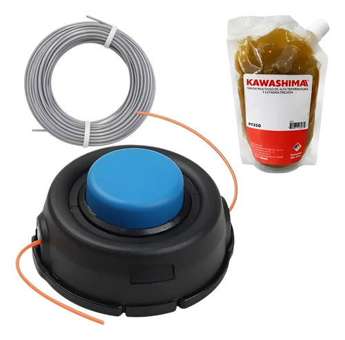 Hilo Grasa Kit Cabezal T35 Para Husqvarna 535irx Andavis Azul
