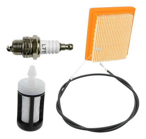 Kit Cable Acelerador Para Stihl Fs350 + Filtro Gas