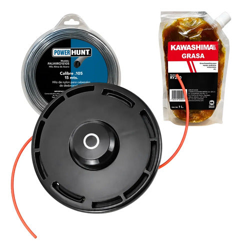 Kit Cabezal Desbrozadora Para Makita Ur014gz Andavis Negro