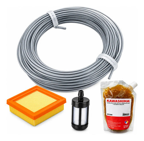 Combo Filtro Aire Hilo Para Stihl Km235 Km235r Andavis