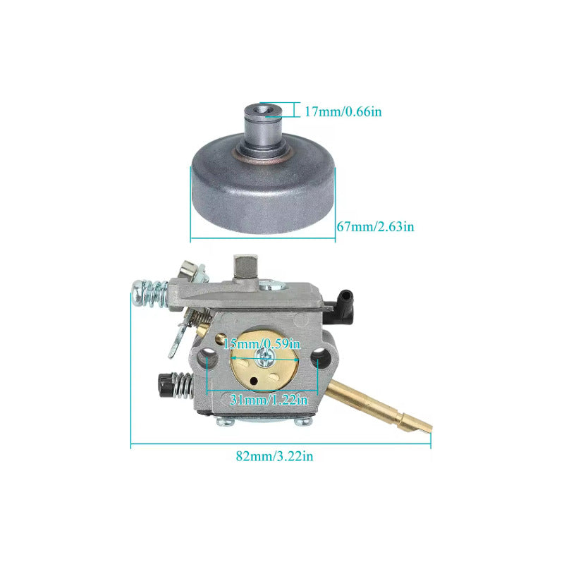 Cilindro Y Piston Completo Para Stihl Fs160 Combo Pro