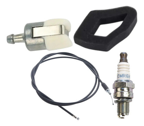 Combo Cable Gas Para Honda Hht35 + Bujia Cmr6h Andavis