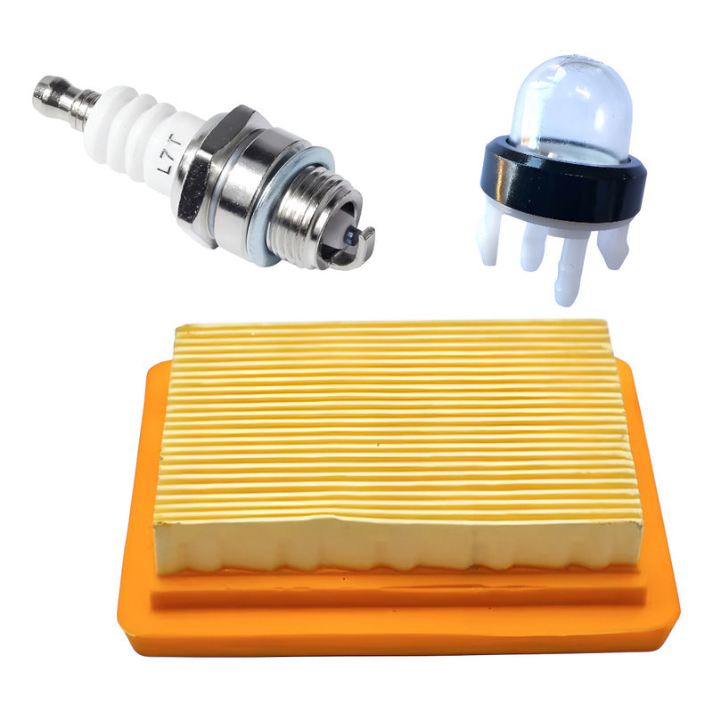 Kit Filtro De Aire, Cebador Y Bujia Para Stihl Fs120 Fs250