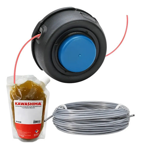 Porta Hilo Cabezal Kit Para Husqvarna 235rjx + Grasa Azul